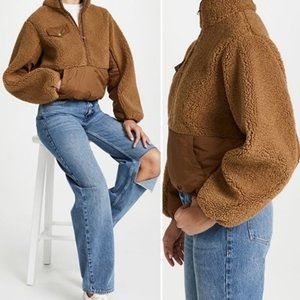 FRAME Sherpa Pullover (M)